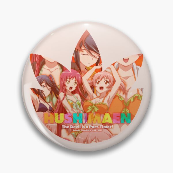 Item preview, The Devil is a Part Timer Anime All Characters Group - Leaf Cut Frame designed and sold by creativille.