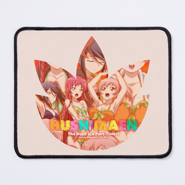 Item preview, The Devil is a Part Timer Anime All Characters Group - Leaf Cut Frame designed and sold by creativille.