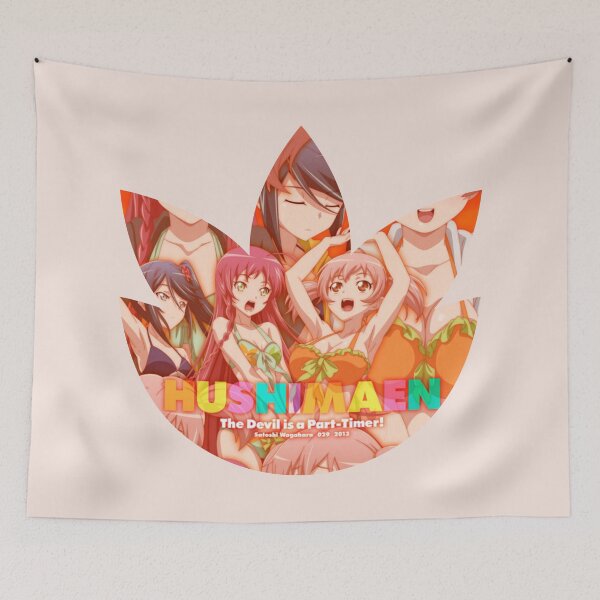 Item preview, The Devil is a Part Timer Anime All Characters Group - Leaf Cut Frame designed and sold by creativille.