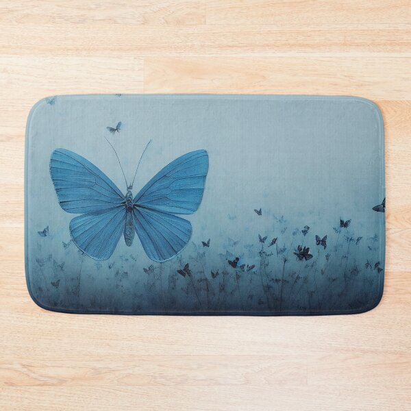 Item preview, Light Blue Butterfly Sticker designed and sold by RileyKyler.