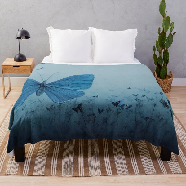 Item preview, Light Blue Butterfly Sticker designed and sold by RileyKyler.