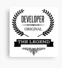 Developer Canvas Print