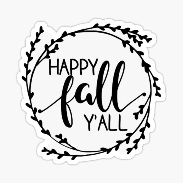 Item preview, Happy Fall Y’all designed and sold by Farah-FD.