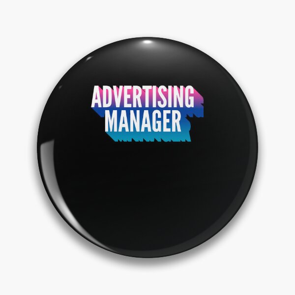 Item preview, Advertising Manager With Long Gradient Shadow designed and sold by SVPOD.