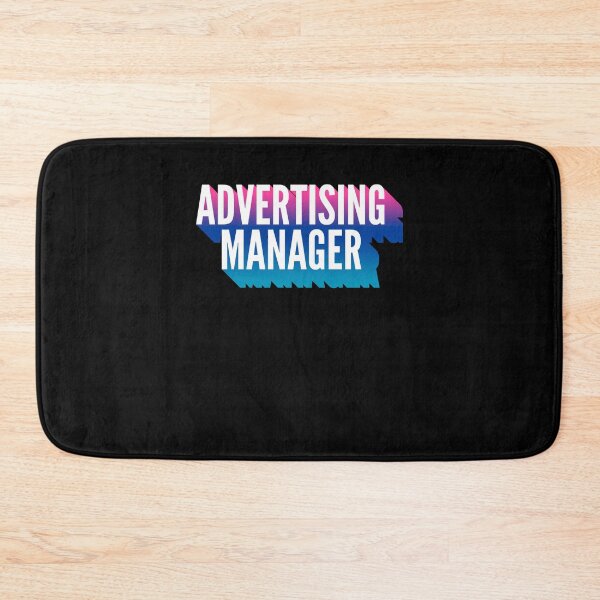 Item preview, Advertising Manager With Long Gradient Shadow designed and sold by SVPOD.