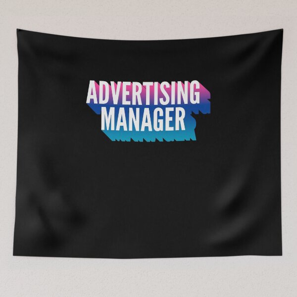 Item preview, Advertising Manager With Long Gradient Shadow designed and sold by SVPOD.