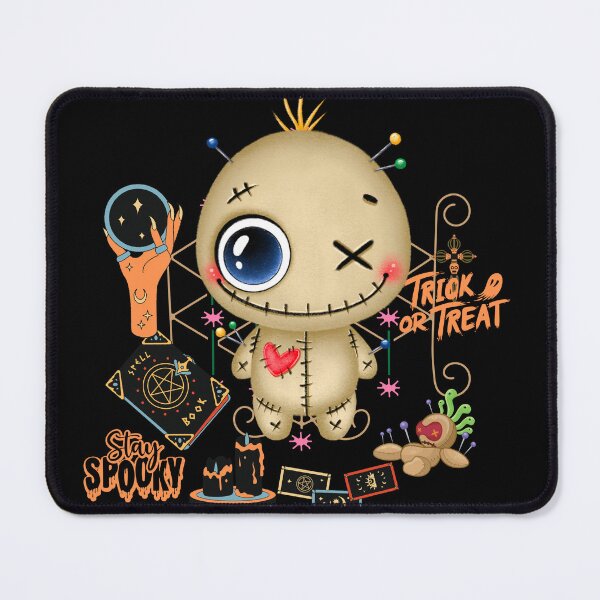 Item preview, Stay Spooky Voodoo Halloween Doll Illustrated Digital Design V2 designed and sold by mangaworldart.
