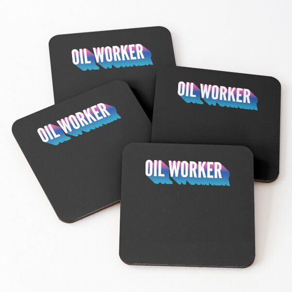 Item preview, Oil worker With Long Gradient Shadow designed and sold by SVPOD.