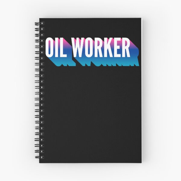 Item preview, Oil worker With Long Gradient Shadow designed and sold by SVPOD.
