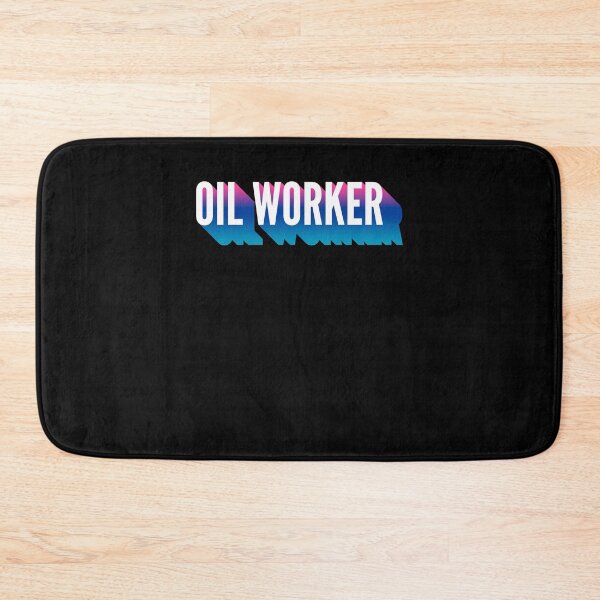Item preview, Oil worker With Long Gradient Shadow designed and sold by SVPOD.