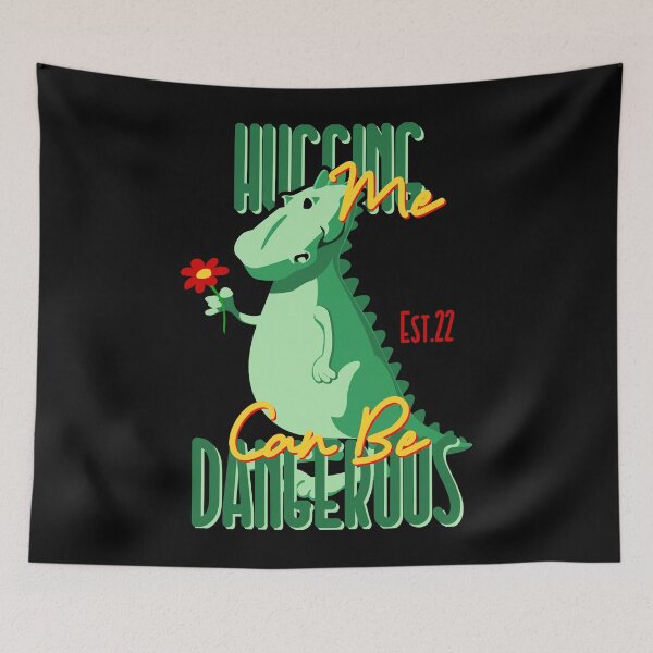 Item preview, HUGGING ME CAN BE DANGEROUS designed and sold by GAADesignz.