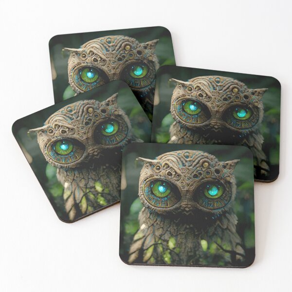 Item preview, Tartarian Owl - Forest Elemental designed and sold by SoulShaman.