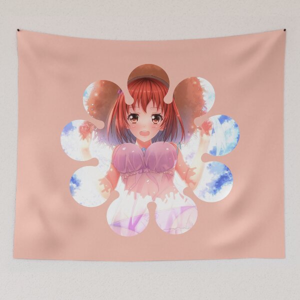Item preview, The Devil is a Part Timer Anime Beautiful Hataraku - Geometric Flower Cut Frame designed and sold by creativille.