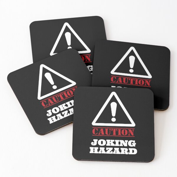 Item preview, Joking Hazard (white lettering) ORIGINAL BY CRUSHART1 ON REDBUBBLE designed and sold by CrushArt1.