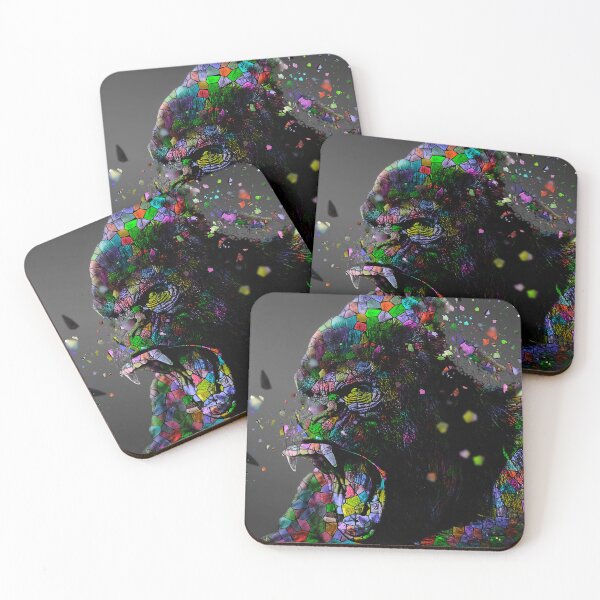 Item preview, GORILLA GIFT DESIGN MILTICOLOR designed and sold by olivierjourjon.