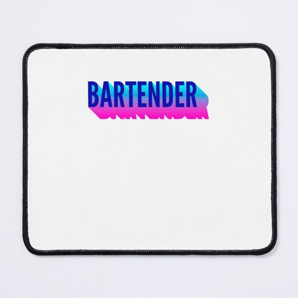 Item preview, Bartender With Long Gradient Shadow designed and sold by SVPOD.