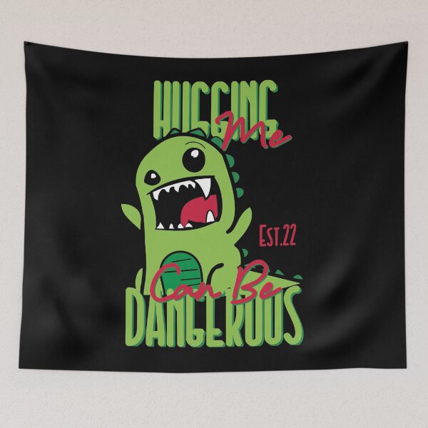 Item preview, HUGGING ME CAN BE DANGEROUS designed and sold by GAADesignz.