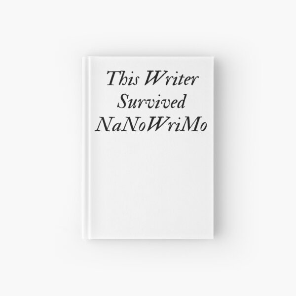 Item preview, This Writer Survived NaNoWriMo - Black Text designed and sold by TheKnightWriter.