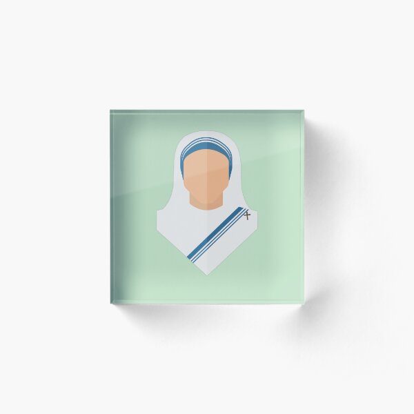 St. Teresa of Calcutta Acrylic Block