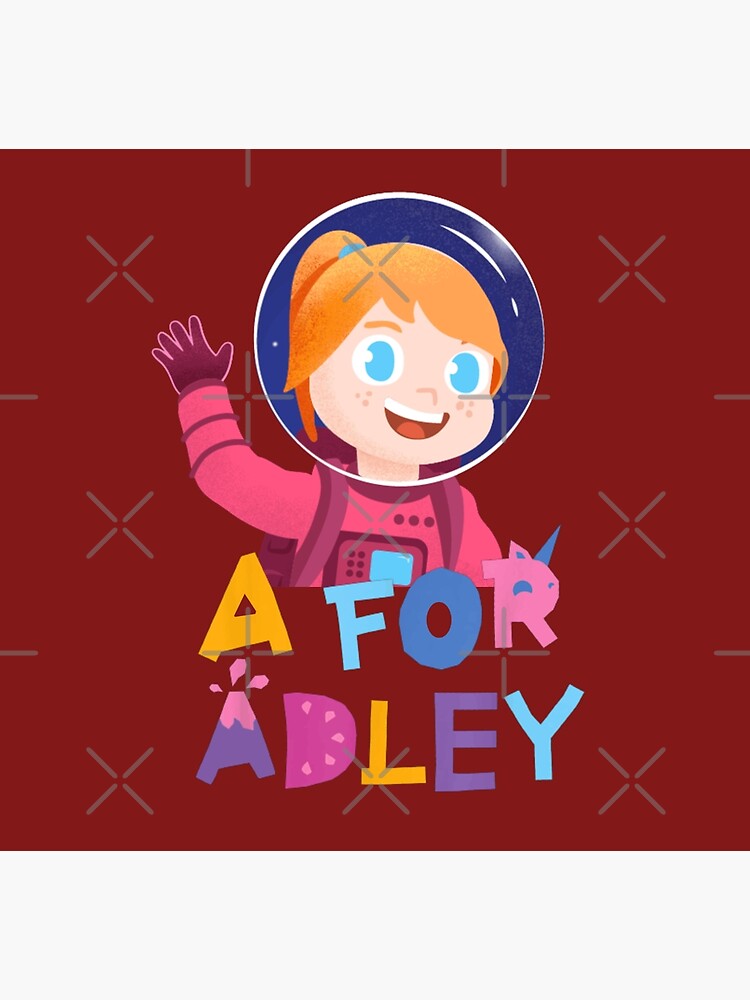 "A For Adley" Poster for Sale by NINUCI Redbubble