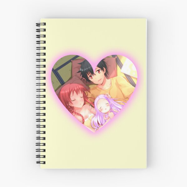 Item preview, The Devil is a Part Timer Anime Family - Heart Cut Frame With Glowing Border designed and sold by creativille.