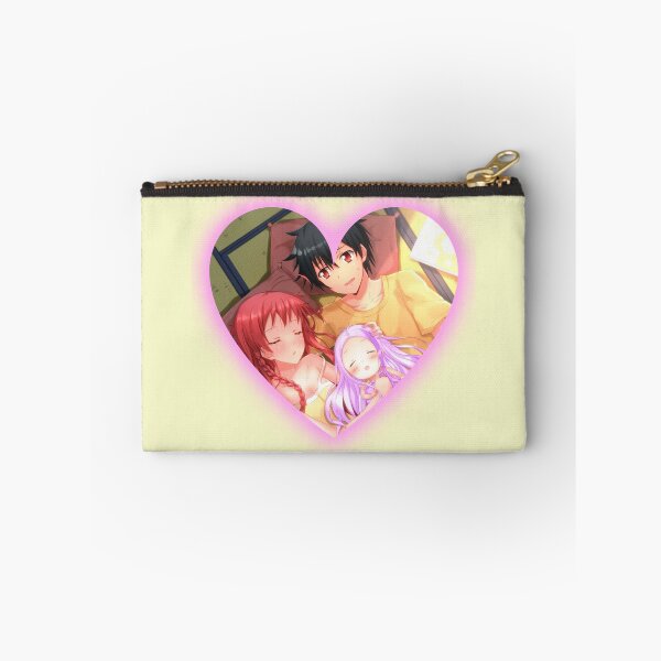 Item preview, The Devil is a Part Timer Anime Family - Heart Cut Frame With Glowing Border designed and sold by creativille.