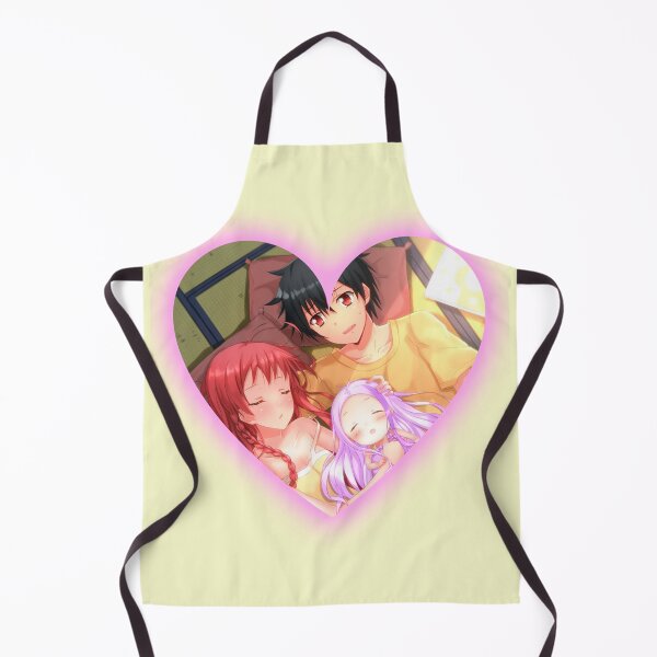 Item preview, The Devil is a Part Timer Anime Family - Heart Cut Frame With Glowing Border designed and sold by creativille.