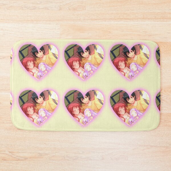 Item preview, The Devil is a Part Timer Anime Family - Heart Cut Frame With Glowing Border designed and sold by creativille.