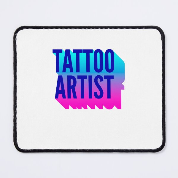 Item preview, Tattoo artist With Long Gradient Shadow designed and sold by SVPOD.