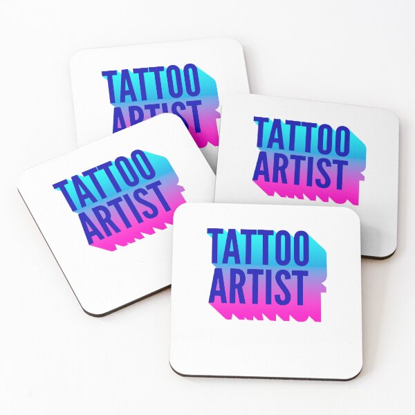 Item preview, Tattoo artist With Long Gradient Shadow designed and sold by SVPOD.