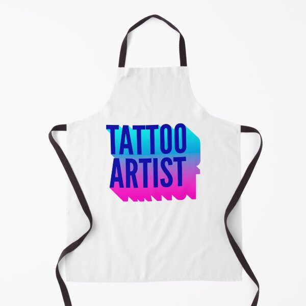 Item preview, Artista del tatuaje con larga sombra degradada designed and sold by SVPOD.