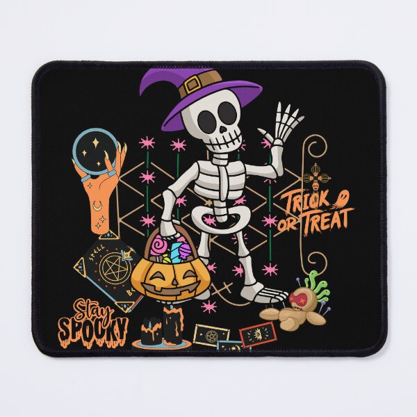 Item preview, Spooky Voodoo Halloween Skeleton Illustrated Digital Design V6 designed and sold by mangaworldart.