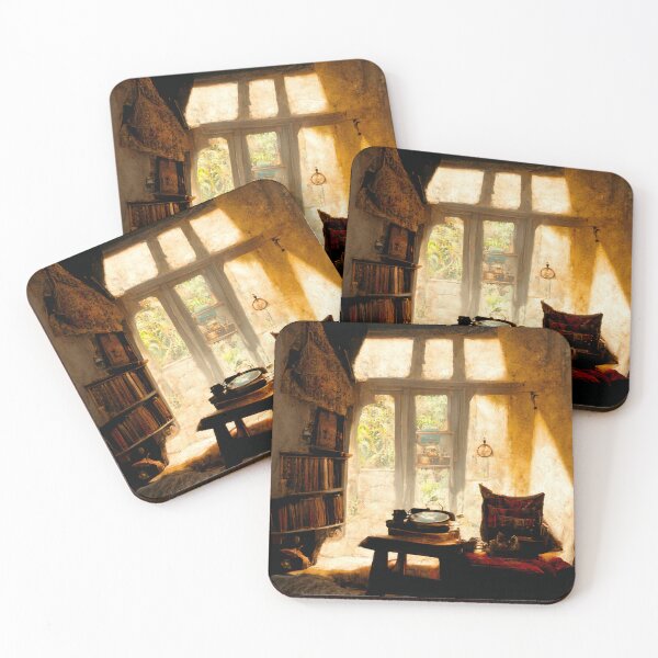 Item preview, Dreamscape - Old English Cottage - A Cosy Corner designed and sold by Leviathan  Print.