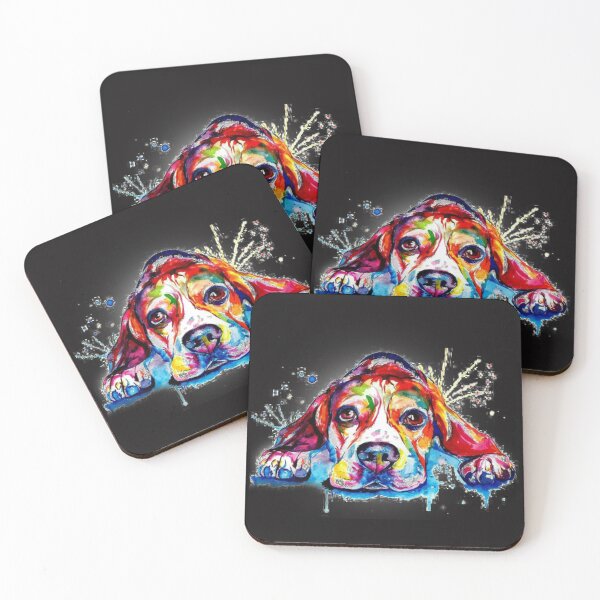 Item preview, Dog, colored, animal, splashed colors, sleeping dog, innocent designed and sold by AlA2 3MER.
