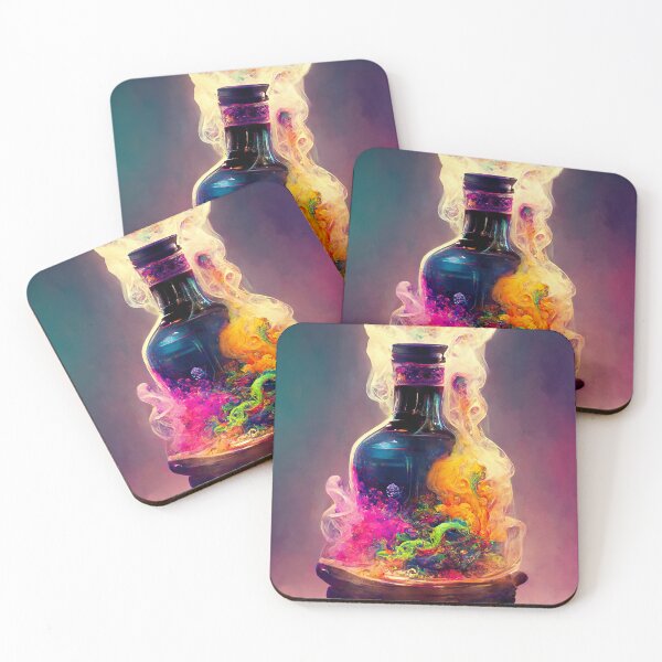 Item preview, Brewing Witch Potion in Bottle designed and sold by SteampunkJuni.