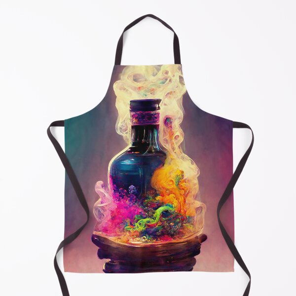 Item preview, Brewing Witch Potion in Bottle designed and sold by SteampunkJuni.