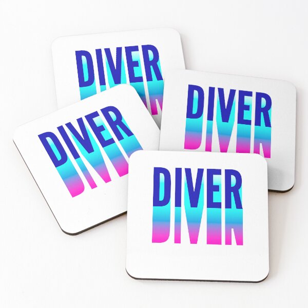 Item preview, Diver With Long Gradient Shadow designed and sold by SVPOD.