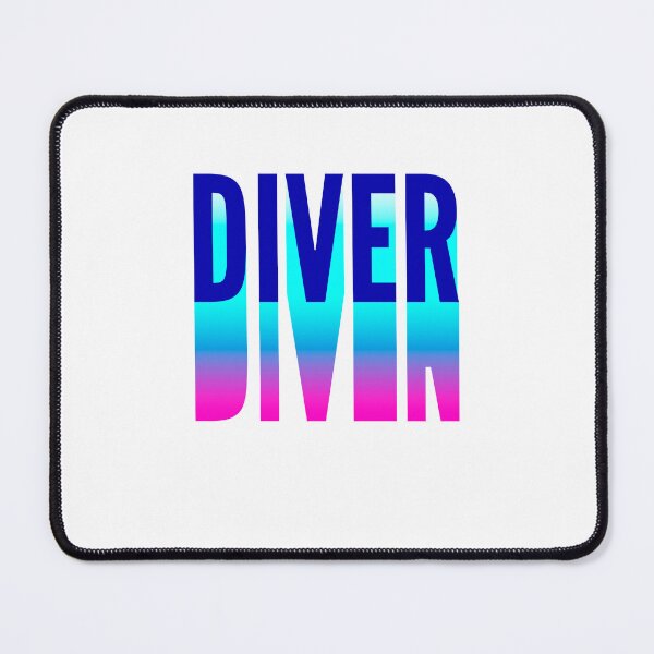 Item preview, Diver With Long Gradient Shadow designed and sold by SVPOD.