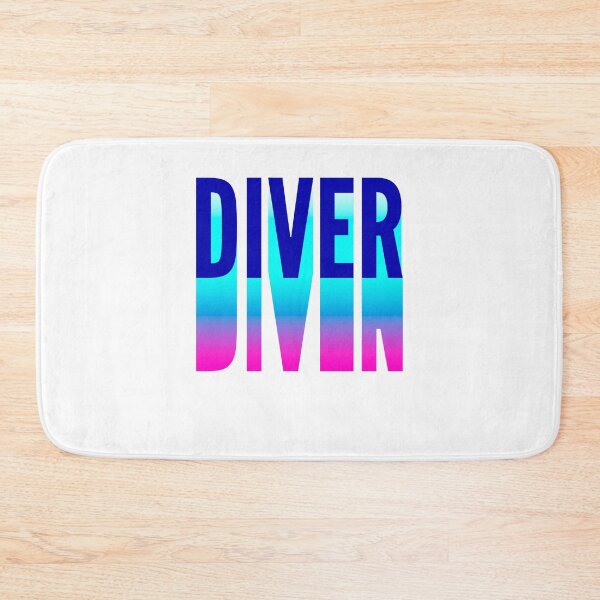 Item preview, Diver With Long Gradient Shadow designed and sold by SVPOD.
