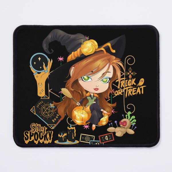 Item preview, Spooky Voodoo Halloween Witch Illustrated Digital Design V8 designed and sold by mangaworldart.