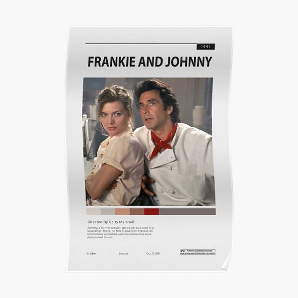 Frankie And Johnny Movie Poster 1991 Romancedrama Poster For Sale