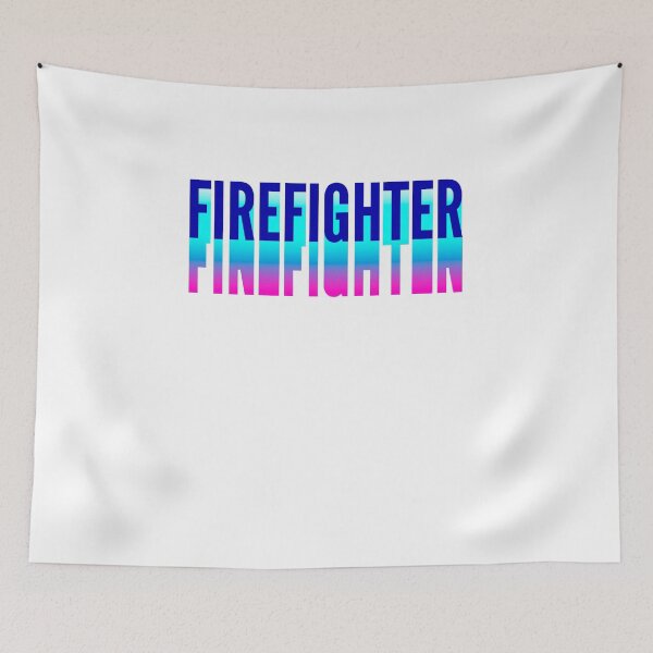 Item preview, Firefighter With Long Gradient Shadow designed and sold by SVPOD.