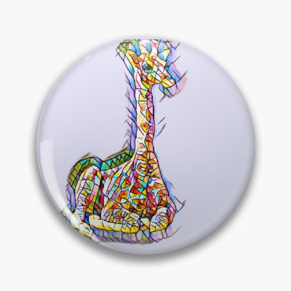 Item preview, mosaic giraffe designed and sold by Kid-Genius.