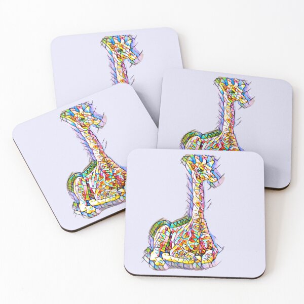Item preview, mosaic giraffe designed and sold by Kid-Genius.