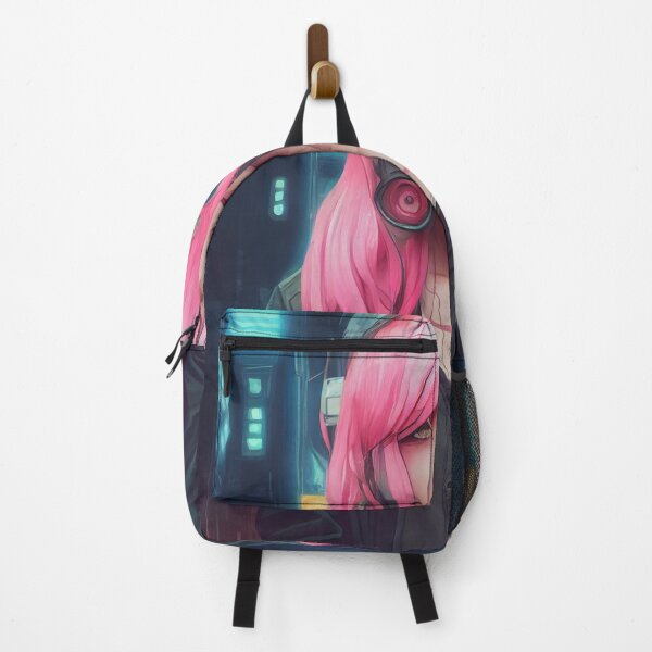 Item preview, A Futuristic Pink-Haired Anime Girl as an Engineer designed and sold by CanvaCrypt.