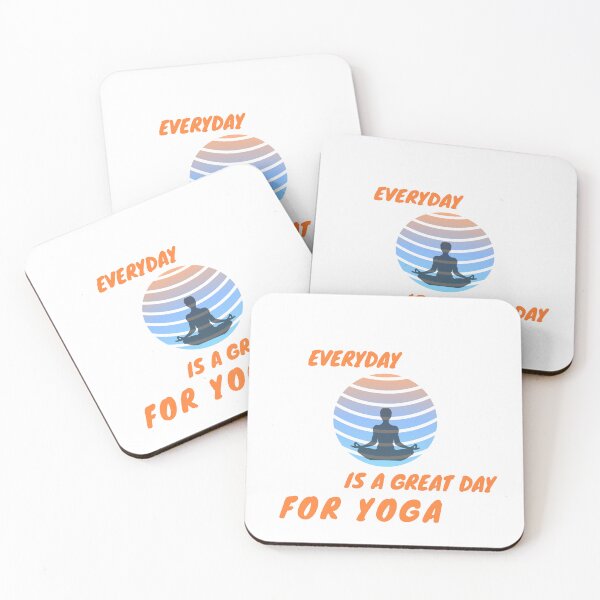Item preview, everyday is a great day for yoga designed and sold by Charaff.