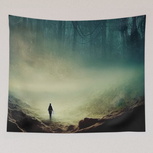 Item preview, into the unknown creepy forest designed and sold by PeanutArtCorner.