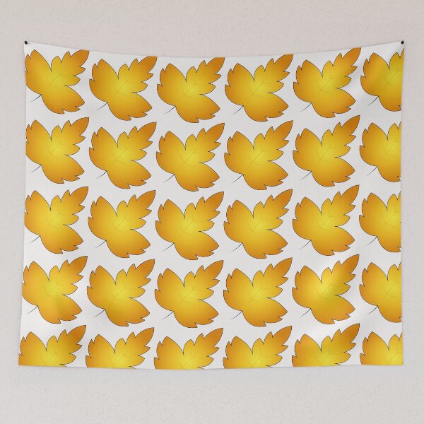 Item preview, Autumn falling yellow leaves designed and sold by Cheni-Yathri.