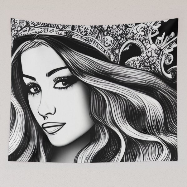 Item preview, Black and White Queen designed and sold by ~.