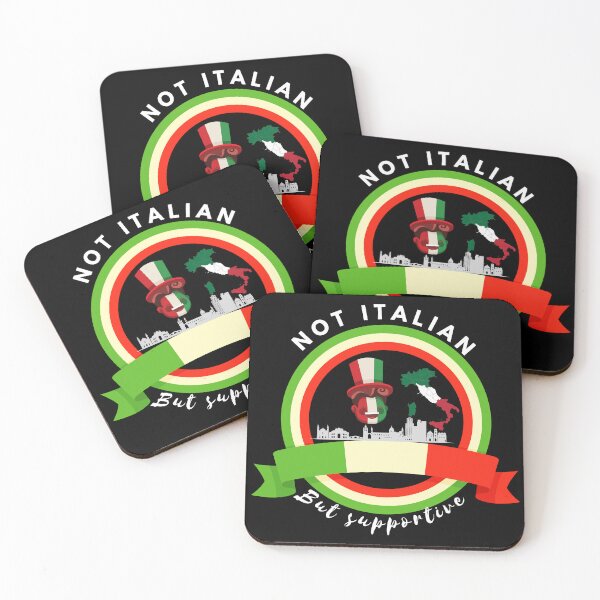 Item preview, Not Italian But Supportive Red White Green designed and sold by kubix81.